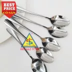 Muỗng cơm inox 17cm loại dày cho học sinh– Chắc tay, bền đẹp, an toàn