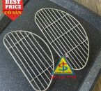 Vỉ inox bán nguyệt kê thực phẩm, để ráo đồ chiên nướng – vỉ nướng BBQ