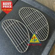 Vỉ inox bán nguyệt kê thực phẩm, để ráo đồ chiên nướng – vỉ nướng BBQ