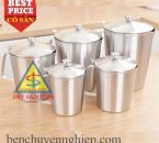 Ca Đong Inox 304 Có Nắp, Vạch Chia Dung Tích – Ca Định Lượng