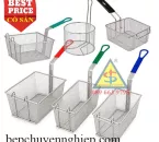 Rổ chiên inox bếp chiên nhúng – Chiên rán ngập dầu nhiều size