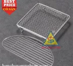 Giá kệ ráo dầu tempura inox – lưới nướng, giá đựng gà rán, lưới tách dầu kiểu Hàn Quốc