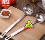 Vá muôi inox 304 dày kiểu âu dùng múc soup buffet - lẩu cao cấp