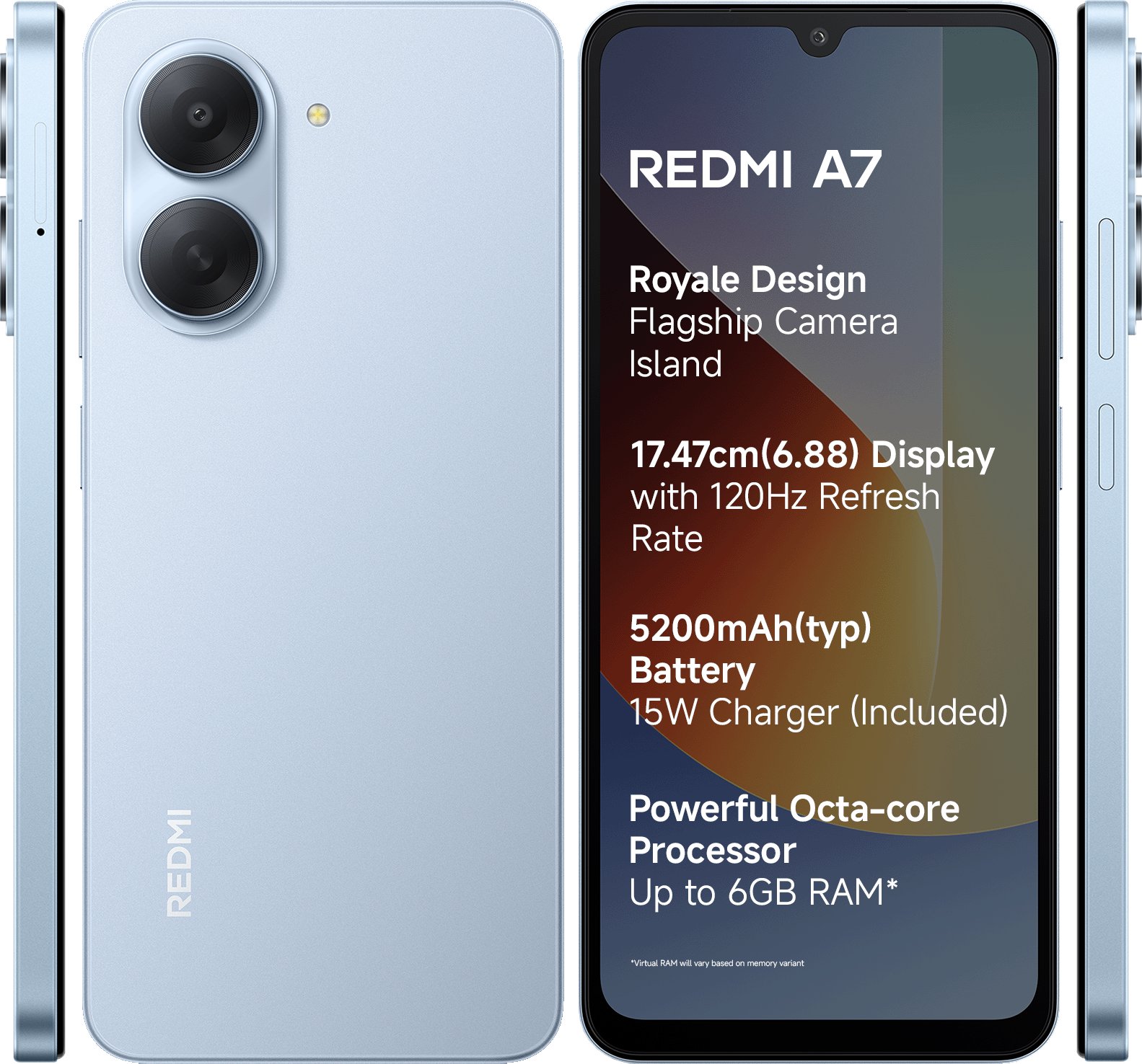 Điện Thoại Redmi A07 PRO 4/128GB  Mới Bảo Hành 12 Tháng
