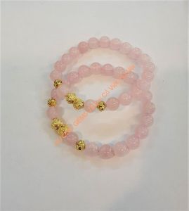VÒNG TAY THẠCH ANH HỒNG TỰ NHIÊN