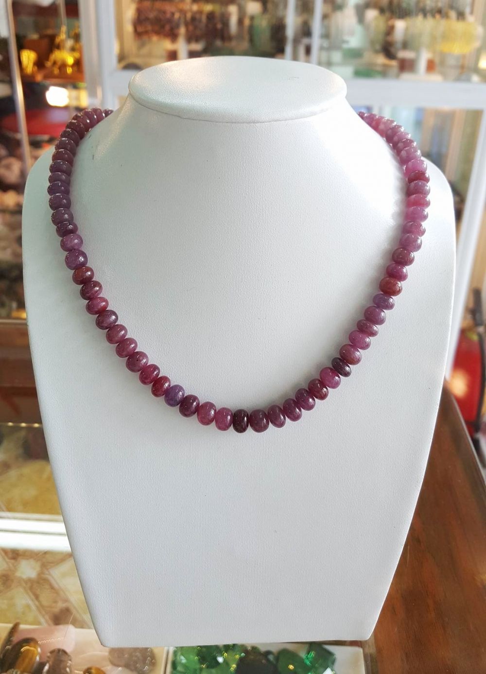 VÒNG CỔ ĐÁ RUBY TỰ NHIÊN