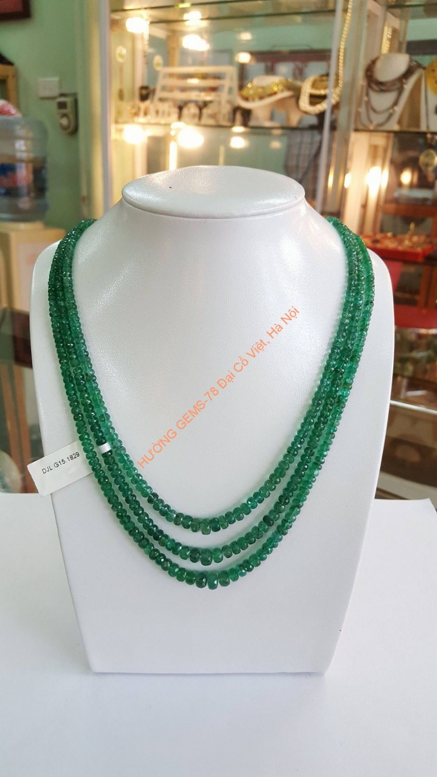 VÒNG CỔ EMERALD-NGỌC LỤC BẢO TỰ NHIÊN