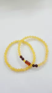 VÒNG TAY HỔ PHÁCH BALTIC TỰ NHIÊN 5mm