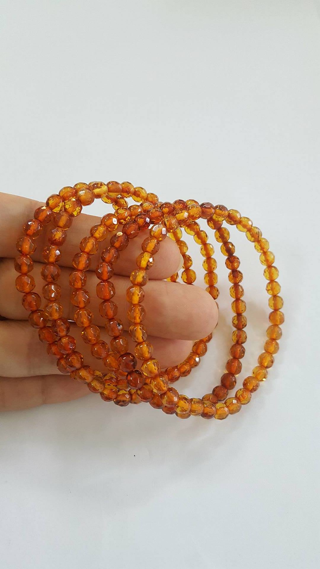 VÒNG TAY HỔ PHÁCH BALTIC TỰ NHIÊN 6mm