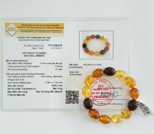 VÒNG TAY HỔ PHÁCH BALTIC TỰ NHIÊN