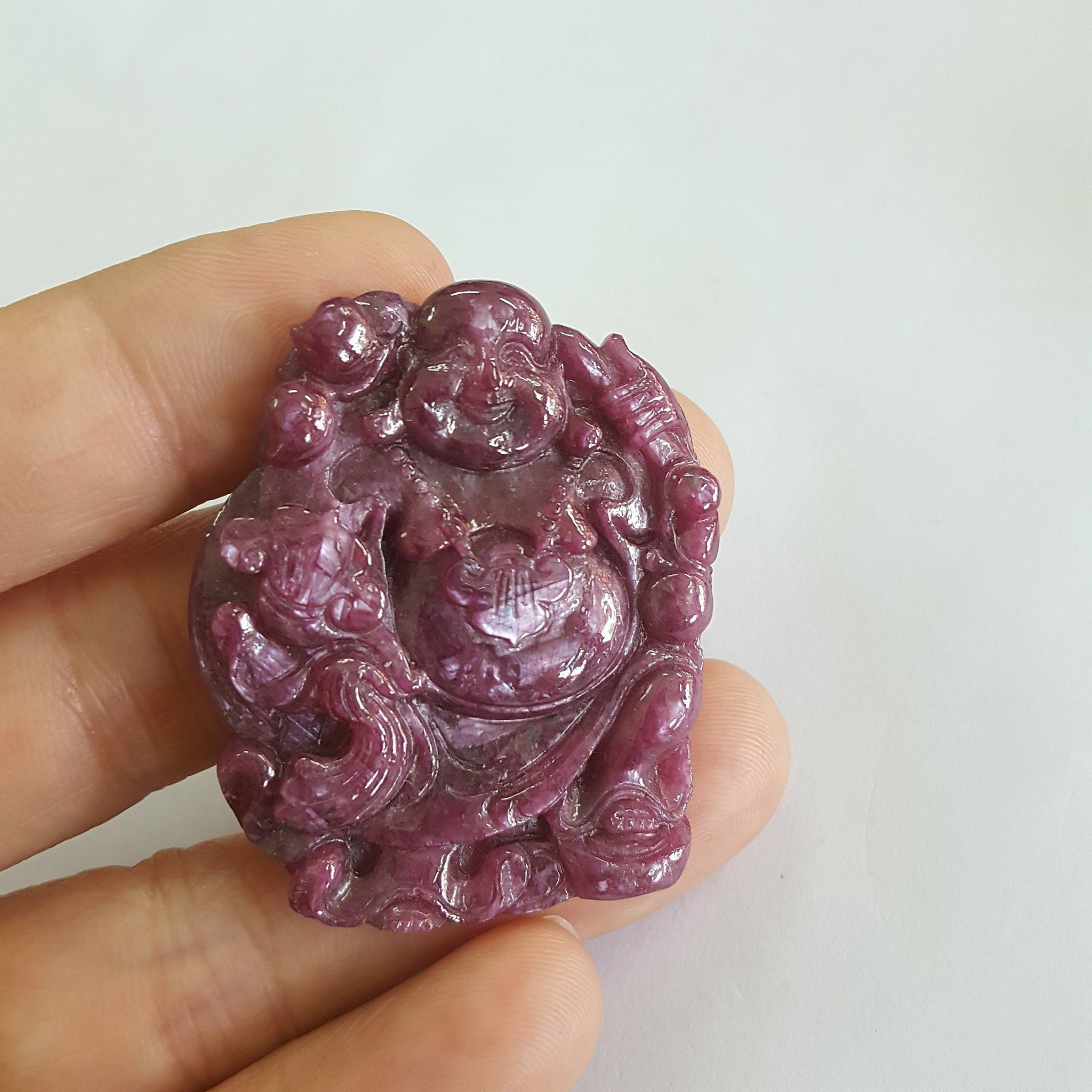 PHẬT DI LẶC RUBY NAM PHI TỰ NHIÊN