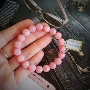 VÒNG TAY ĐÁ HỒNG HOA RHODOCHROSITE