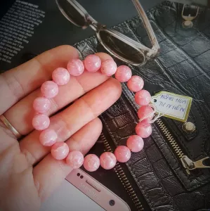 VÒNG TAY ĐÁ HỒNG HOA RHODOCHROSITE