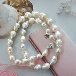VÒNG CỔ NGỌC TRAI NƯỚC MẶN TỰ NHIÊN
