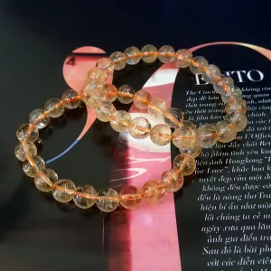 VÒNG TAY CITRINE-THẠCH ANH VÀNG TỰ NHIÊN