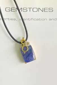 MẶT DÂY BẠC XI TANZANITE TỰ NHIÊN