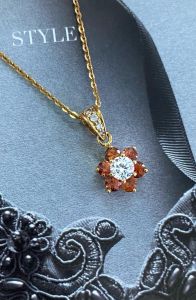 MẶT DÂY ĐÁ SAPPHIRE CAM TỰ NHIÊN