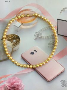 VÒNG CỔ NGỌC TRAI GOLDEN SOUTH SEA TỰ NHIÊN