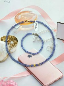 VÒNG CỔ + VÒNG TAY ĐÁ TANZANITE TỰ NHIÊN