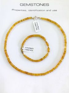 VÒNG CỔ + VÒNG TAY SAPPHIRE VÀNG TỰ NHIÊN