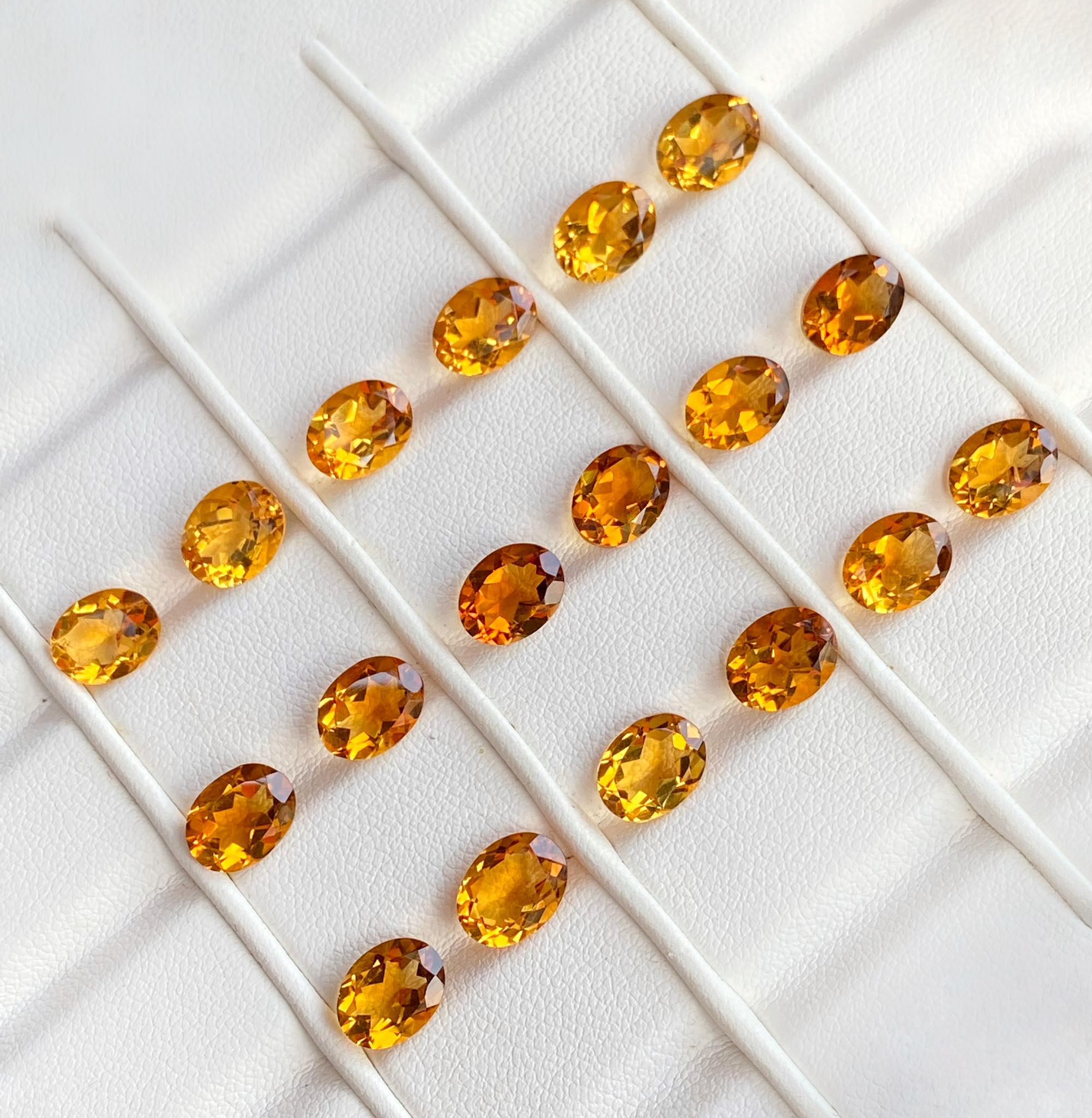 NATURAL CITRINE-THẠCH ANH VÀNG TỰ NHIÊN 7*9 & 8*10MM