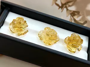 HOA HỒNG THẠCH ANH VÀNG TỰ NHIÊN