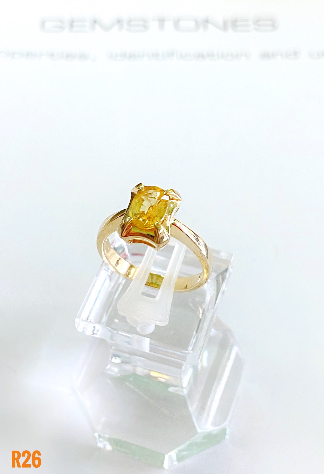 NHẪN BẠC XI SAPPHIRE VÀNG TỰ NHIÊN