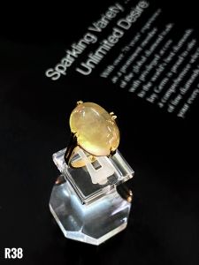 NHẪN BẠC XI NGỌC JADEIT TỰ NHIÊN