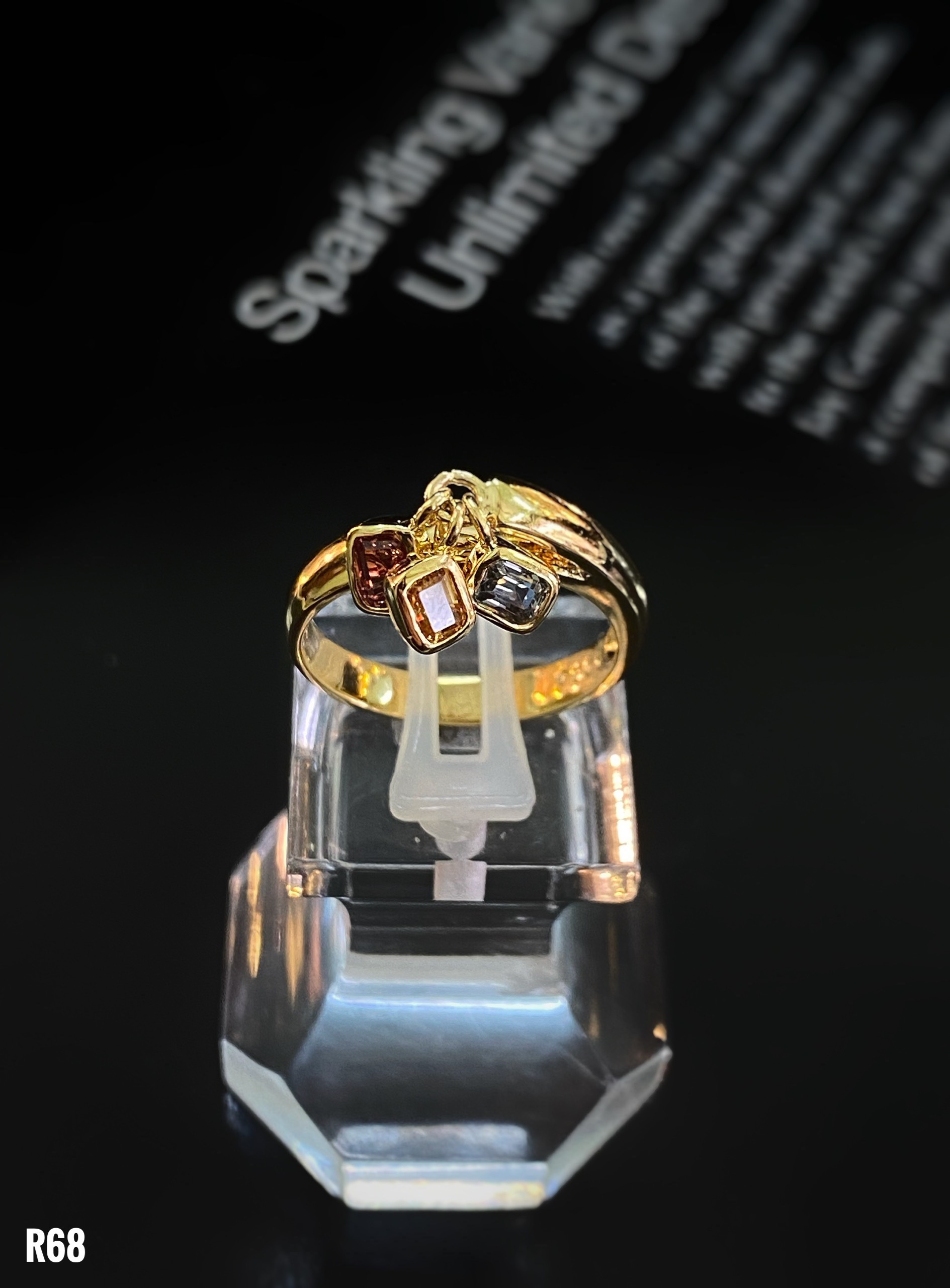 NHẪN BẠC XI ĐÁ SAPPHIRE TỰ NHIÊN