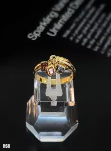 NHẪN BẠC XI ĐÁ SAPPHIRE TỰ NHIÊN