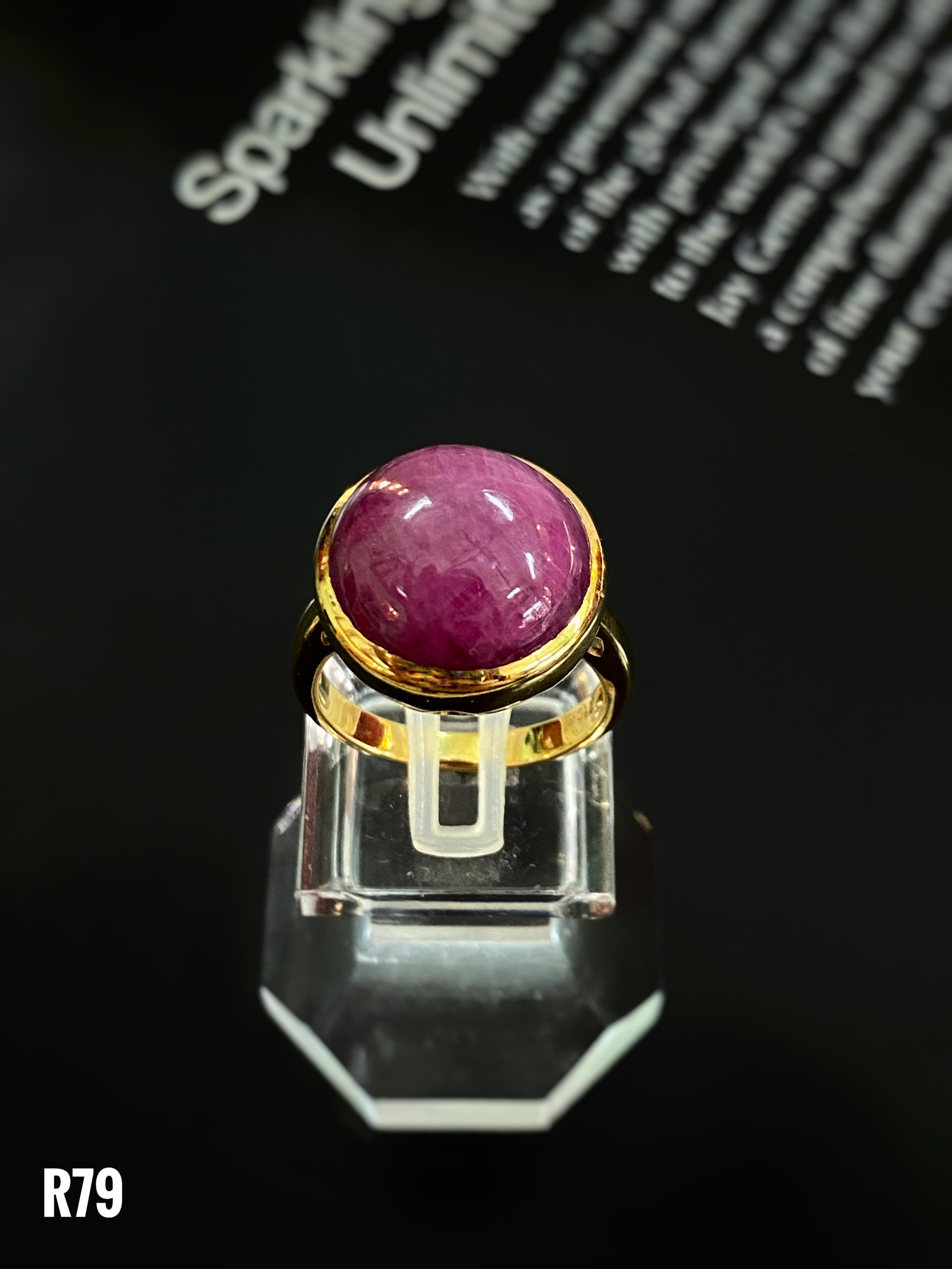 NHẪN BẠC ĐÁ RUBY TỰ NHIÊN