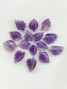 LÁ HOA ĐÁ AMETHYST TỰ NHIÊN