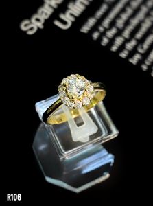 NHẪN  BẠC XI  SAPPHIRE TRẮNG TỰ NHIÊN