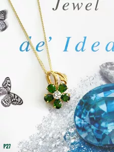 MẶT DÂY BẠC XI ĐÁ CHROME DIOPSITE TỰ NHIÊN