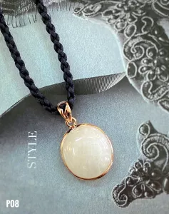 MẶT DÂY BẠC XI ĐÁ SAPPHIRE TRẮNG TỰ NHIÊN