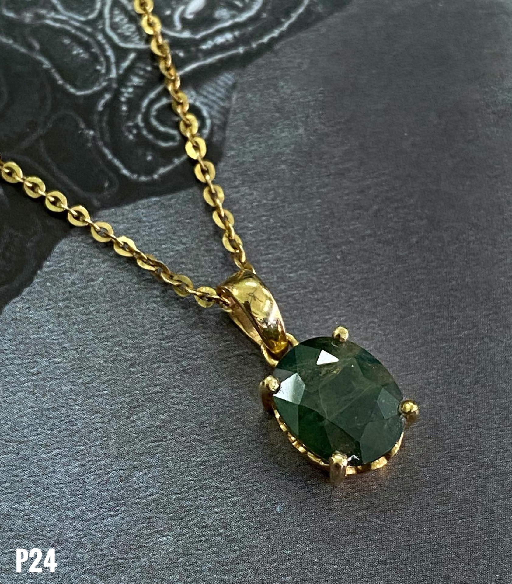 MẶT DÂY BẠC XI ĐÁ SAPPHIRE TỰ NHIÊN