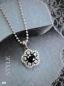 MẶT DÂY BẠC ĐÁ SAPPHIRE TỰ NHIÊN