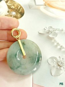 MẶT DÂY BẠC XI ĐỒNG ĐIẾU NGỌC JADEIT TỰ NHIÊN