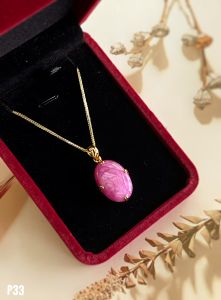MẶT DÂY BẠC XI ĐÁ RUBY TỰ NHIÊN