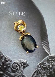 MẶT DÂY BẠC XI ĐÁ SAPPHIRE TỰ NHIÊN