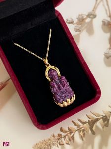MẶT DÂY BẠC XI PHẬT BÀ ĐÁ RUBY TỰ NHIÊN
