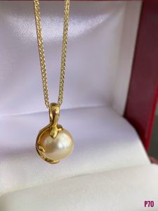 MẶT DÂY BẠC XI NGỌC TRAI SOUTH SEA TỰ NHIÊN