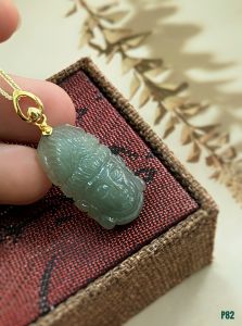 MẶT DÂY BẠC XI NGỌC JADEITE TỰ NHIÊN