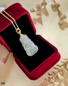 MẶT DÂY BẠC XI PHẬT BẠC XI NGỌC JADEITE TỰ NHIÊN