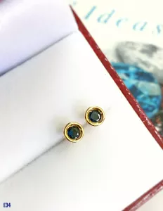 KHUYÊN TAI BẠC XI ĐÁ SAPPHIRE TỰ NHIÊN