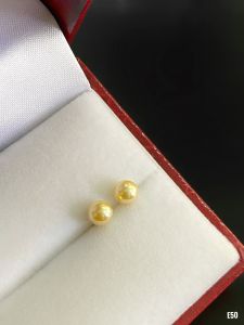 KHUYÊN TAI BẠC XI NGỌC TRAI BIỂN TỰ NHIÊN