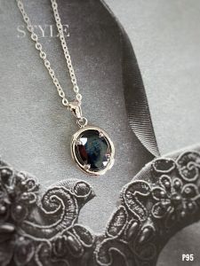 MẶT DÂY BẠC ĐÁ SAPPHIRE TỰ NHIÊN