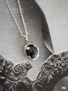 MẶT DÂY BẠC ĐÁ SAPPHIRE TỰ NHIÊN