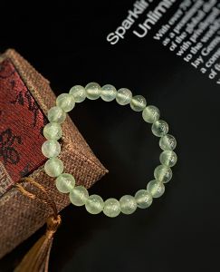 VÒNG TAY ĐÁ PREHNITE TỰ NHIÊN