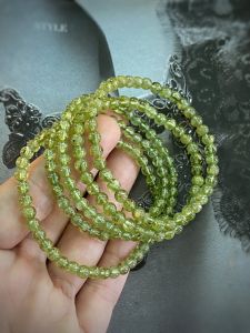 VÒNG TAY ĐÁ PERIDOT TỰ NHIÊN
